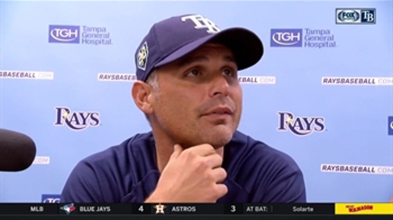 Kevin Cash discusses Blake Snell's near no-hitter, Rays' hot offense
