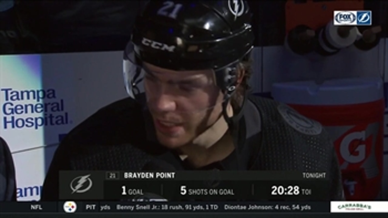 Brayden Point breaks down his game-winner after Lightning's 2-1 win over Red Wings