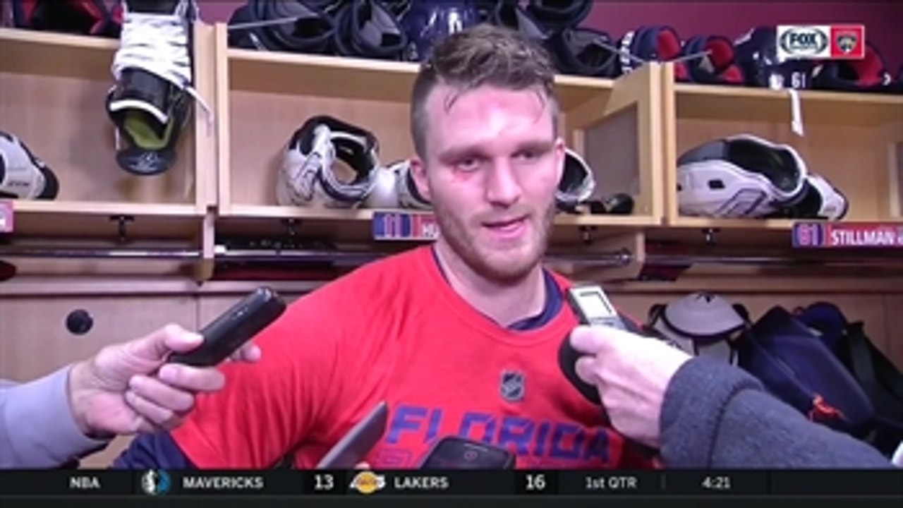 Jonathan Huberdeau on win over Canadiens: 'It was a great night'