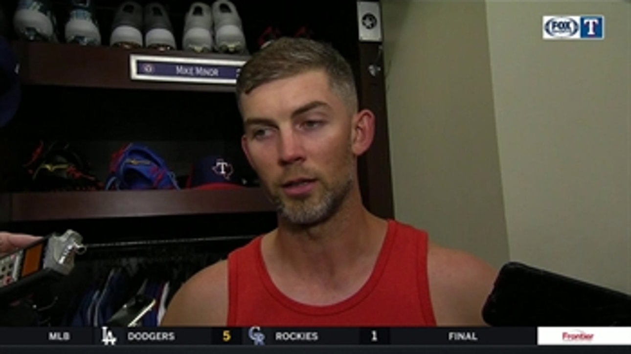 Mike Minor on Texas getting the win against Seattle