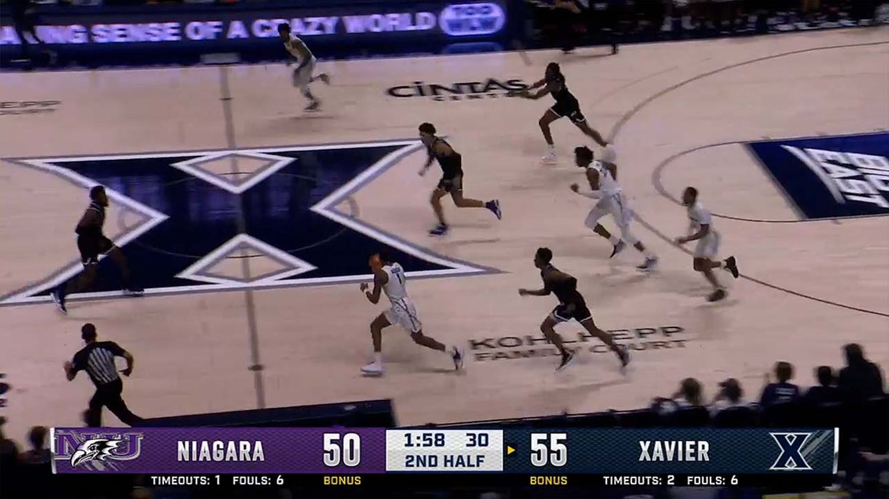 Paul Scruggs scores 17 points while Xavier holds off a late-game push from Niagara to win 63-60