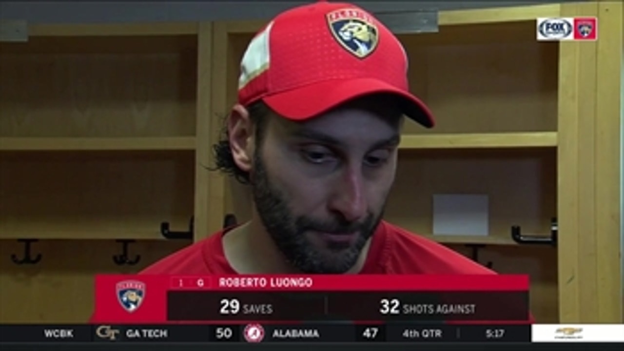 Roberto Luongo on 5-minute lapse: 'As a whole we were not ready for it'