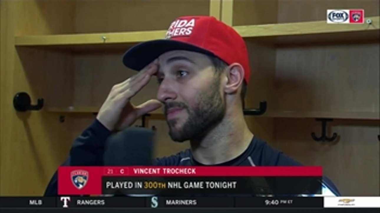 Vincent Trocheck credits Blue Jackets on capitalizing on Panthers mistakes