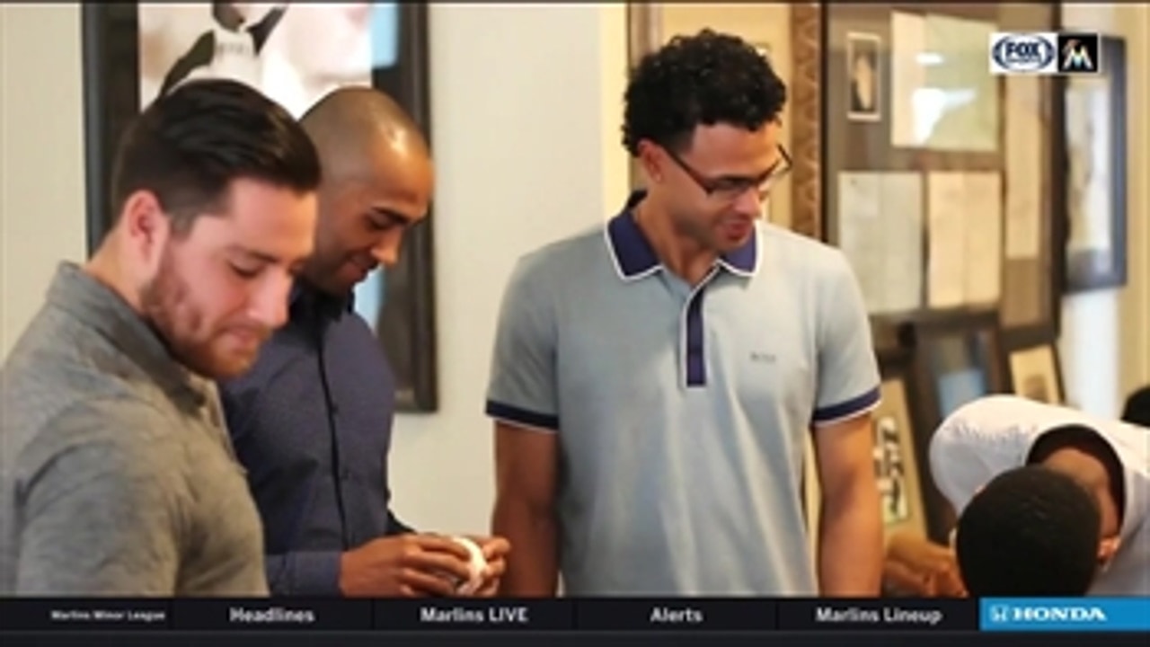 Marlins visit Roberto Clemente Museum in Pittsburgh