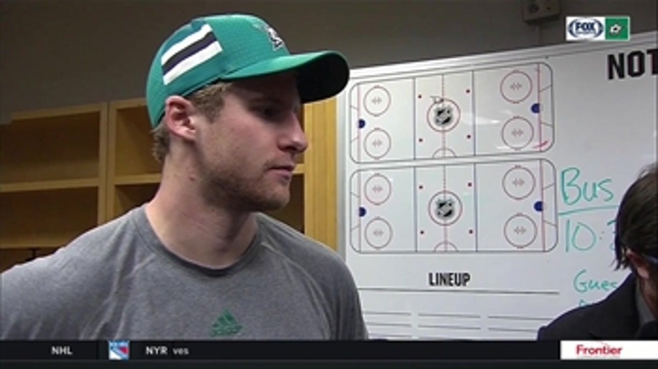 Dillon Heatherington on making his NHL debut with the Stars