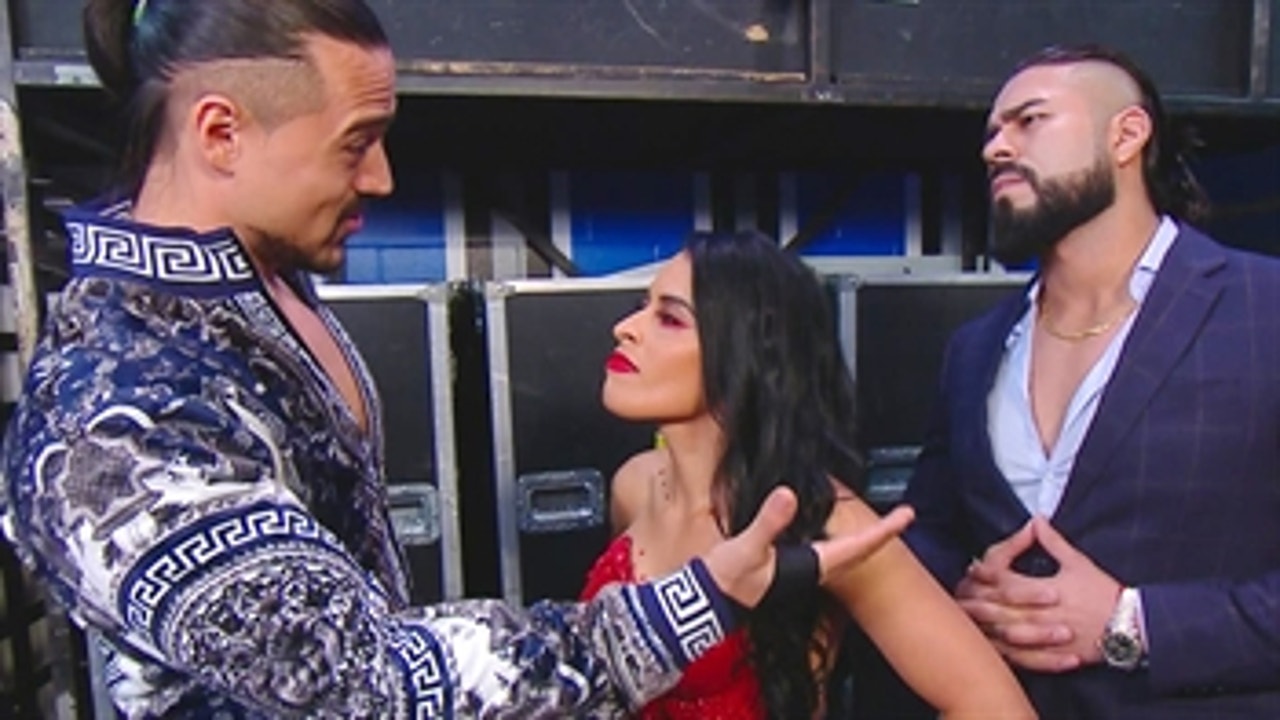 Zelina Vega walks out on Andrade & Angel Garza: Raw, Sept. 14, 2020