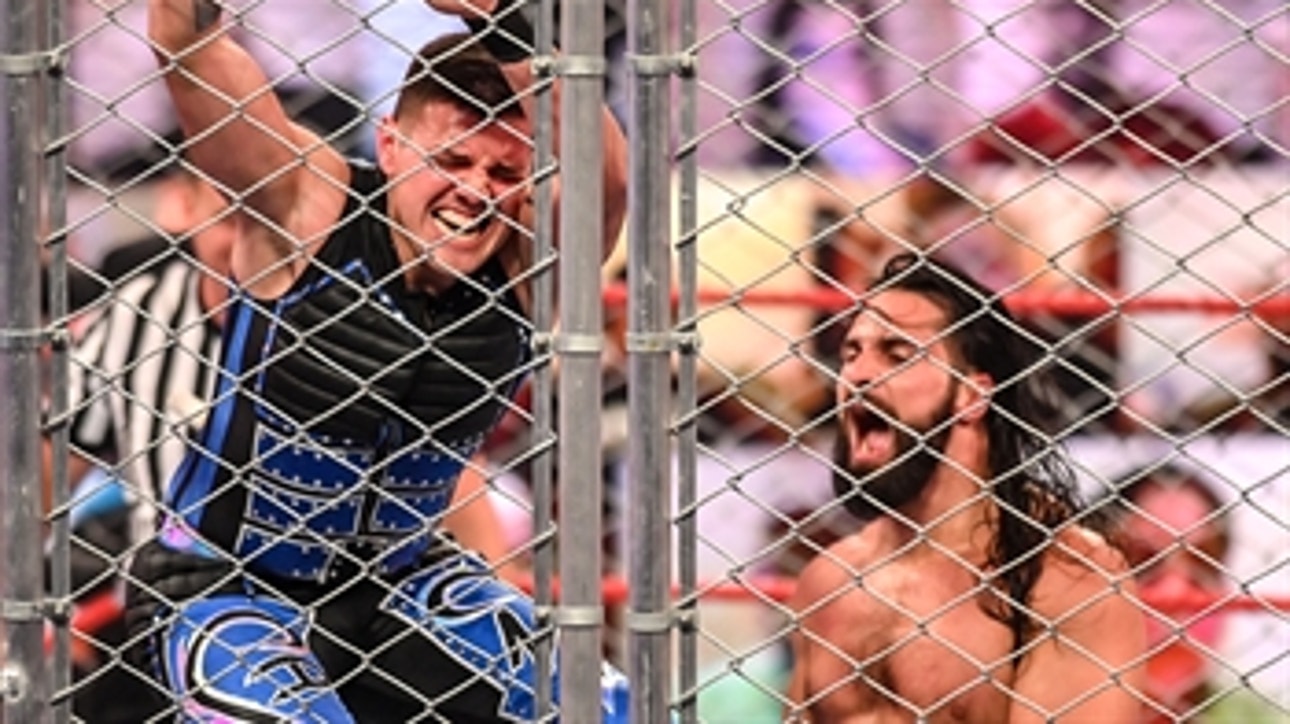 Dominik Mysterio vs. Seth Rollins – Steel Cage Match: Raw, Sept. 14, 2020