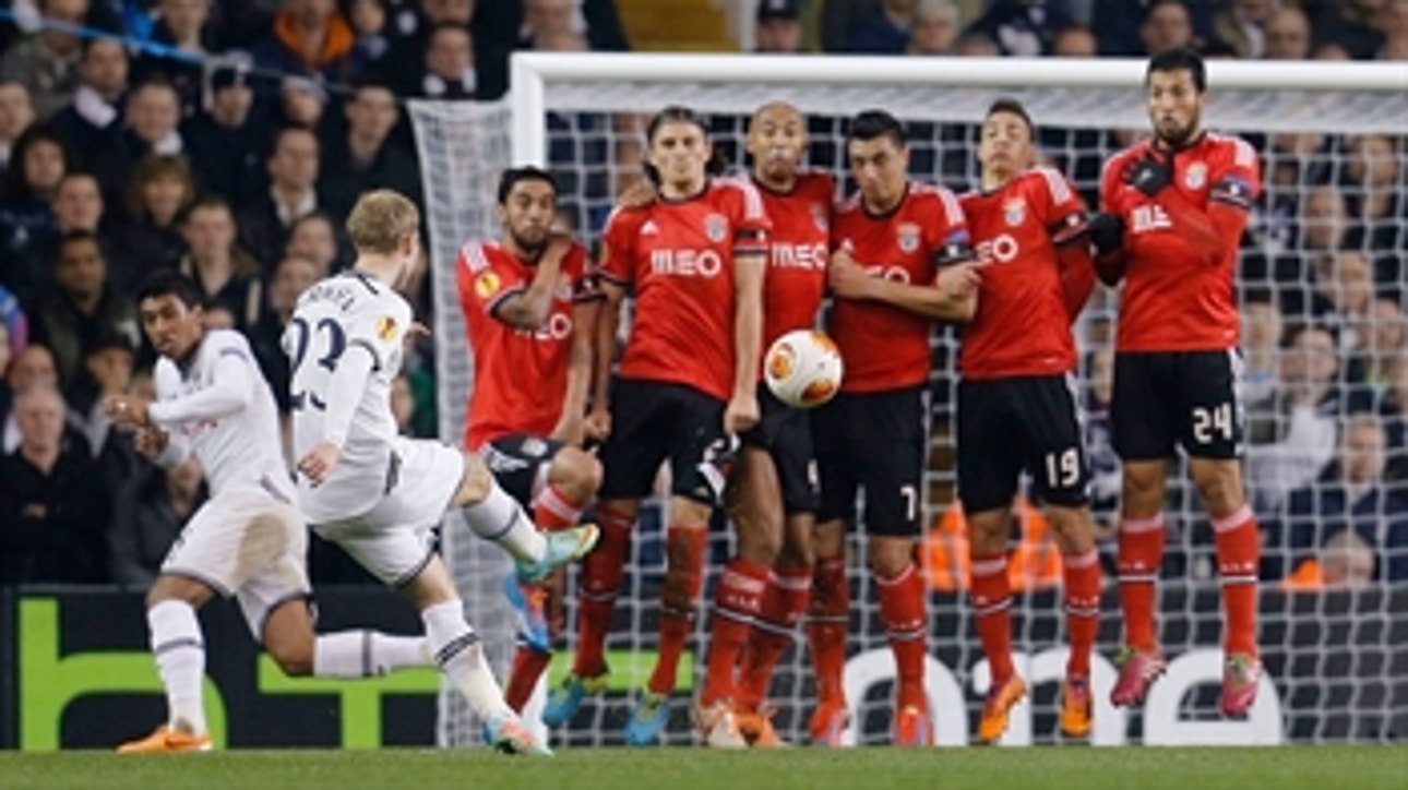 Tottenham v Benfica UEFA Europa League Highlights 03/13/14