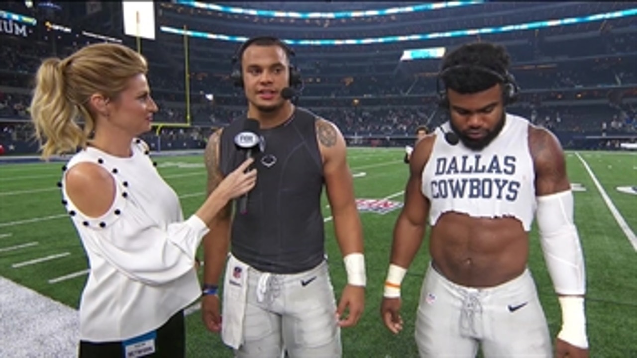 Ezekiel Elliott Dak Prescott win Galloping Gobbler after Thanksgiving win vs. Washington