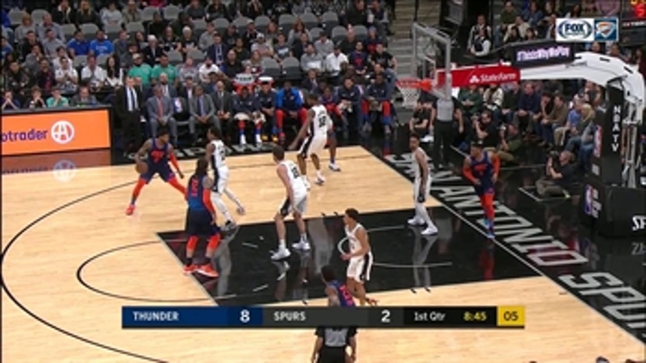 HIGHLIGHTS: Paul George makes the step-back three