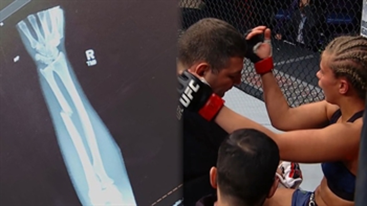 Paige VanZant confirms she broke her arm during her fight on Sunday