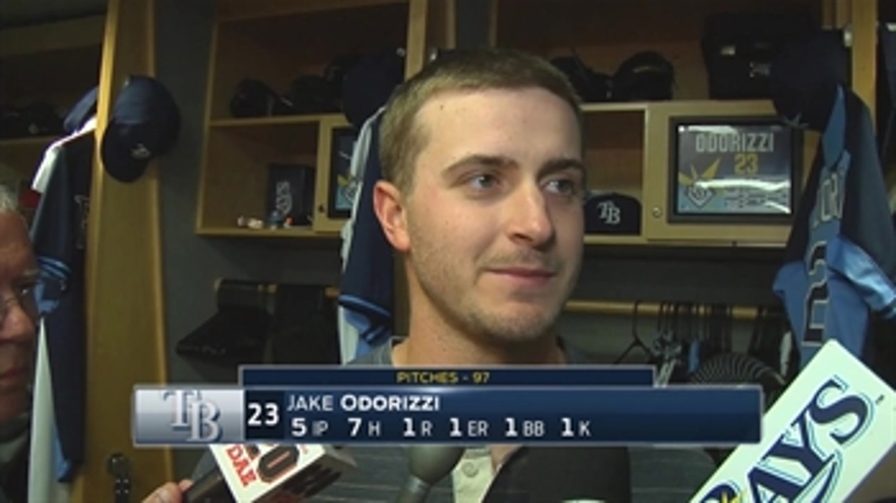 Rays' Jake Odorizzi: I did not have good stuff; defense was phenomenal