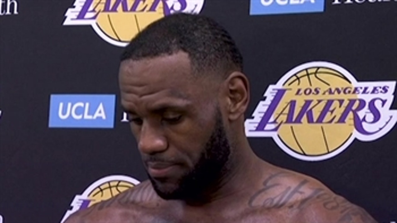 LeBron busts a move during Lakers shootaround and explains how to prepare for the Bucks