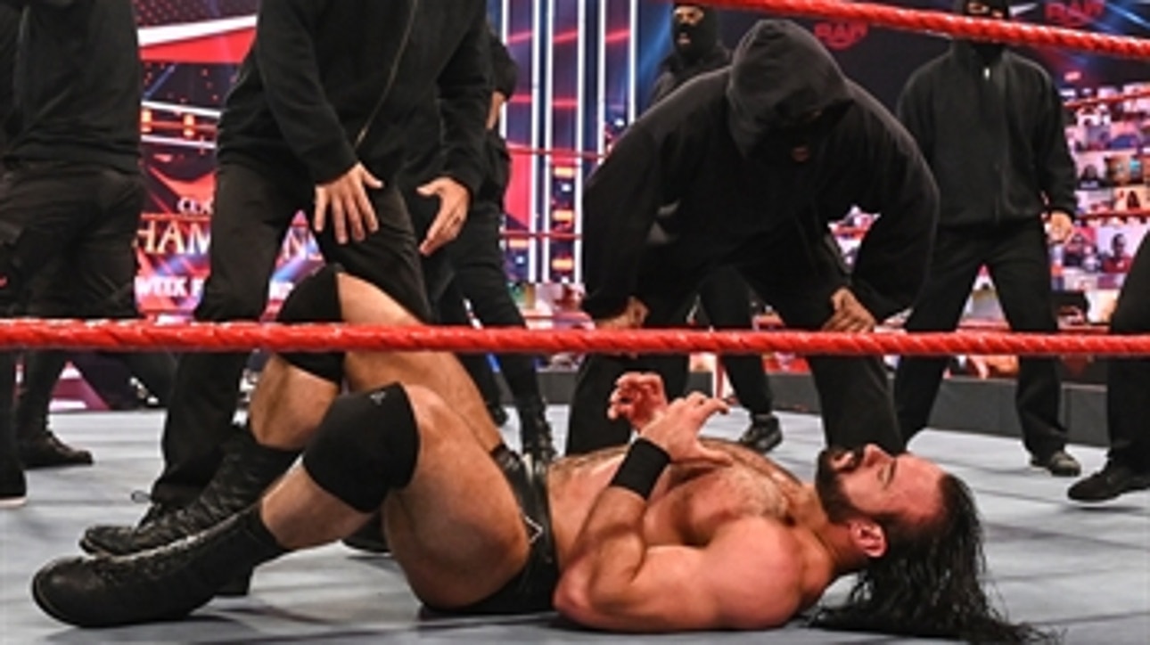 RETRIBUTION crash Drew McIntyre vs. Keith Lee: Raw, Sept. 14, 2020