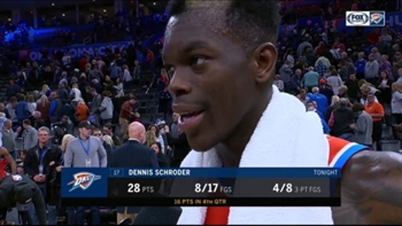 'Four straight wins is great' - Dennis Schröder after Thunder top Clippers