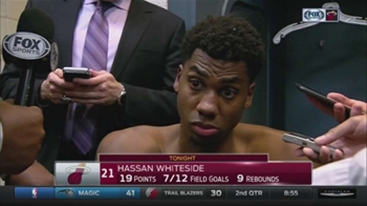 Hassan Whiteside: 'We've got to have a better understanding of each other'