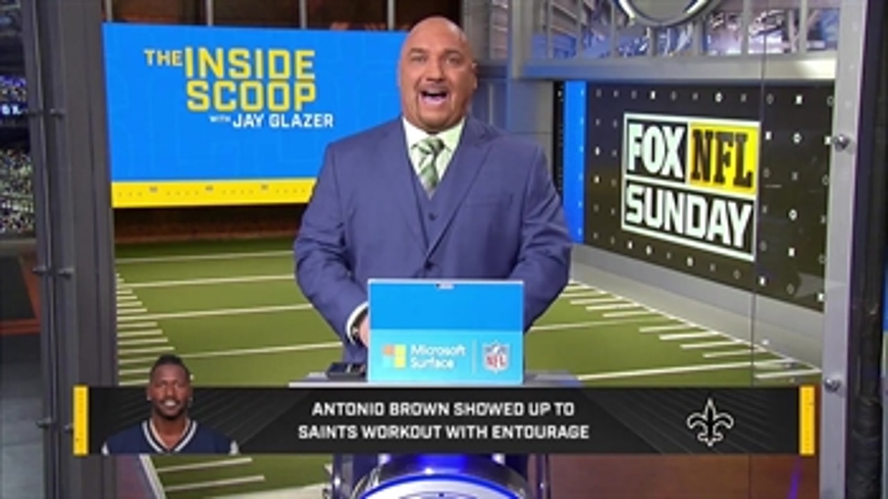 Antonio Brown treated Saints workout like he 'didn't expect to play this year' -- Jay Glazer reports