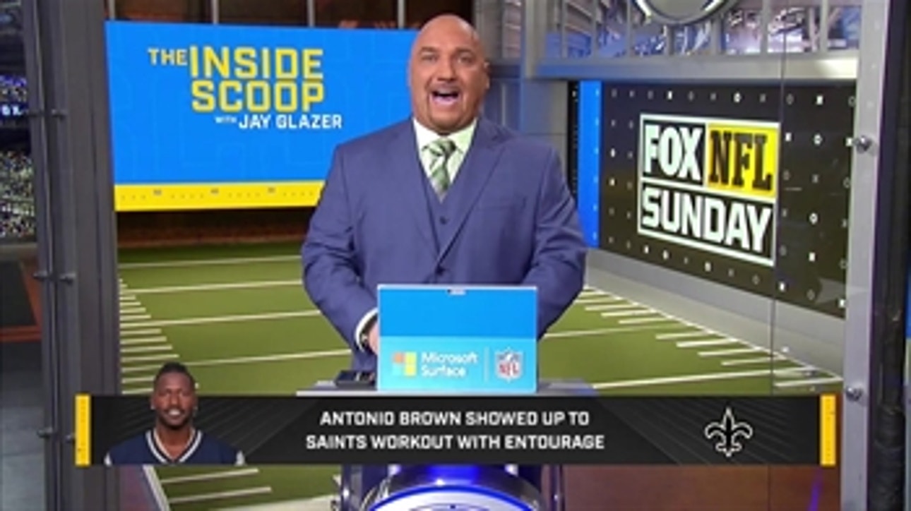Antonio Brown treated Saints workout like he 'didn't expect to play this year' -- Jay Glazer reports