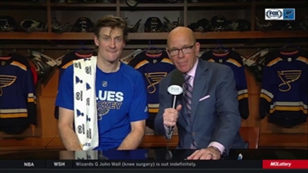 Bouwmeester on the upcoming Blues Dad's Trip: 'It's so much fun to see them having fun'