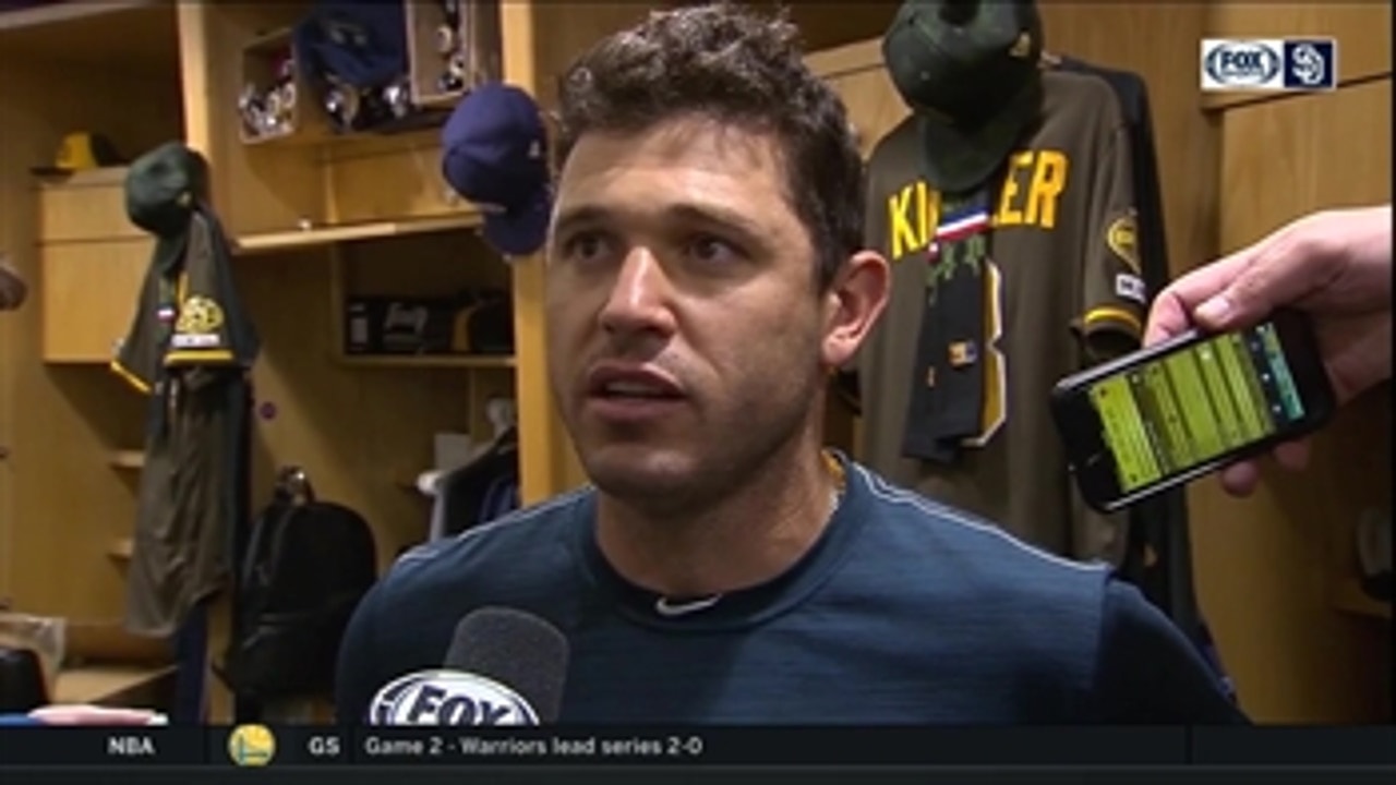 Ian Kinsler talks about his clutch home run following the victory