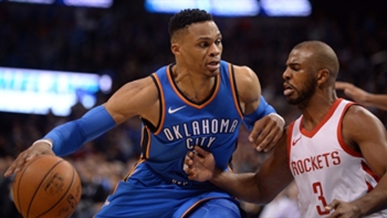 Nick Wright reacts to the Rockets dealing Chris Paul for Russell Westbrook : ‘This is an enormous win for Houston’