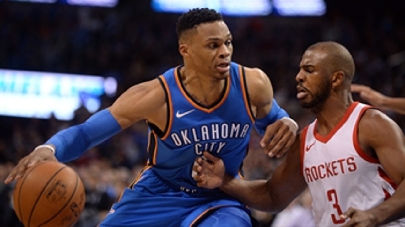 Nick Wright reacts to the Rockets dealing Chris Paul for Russell Westbrook : ‘This is an enormous win for Houston’