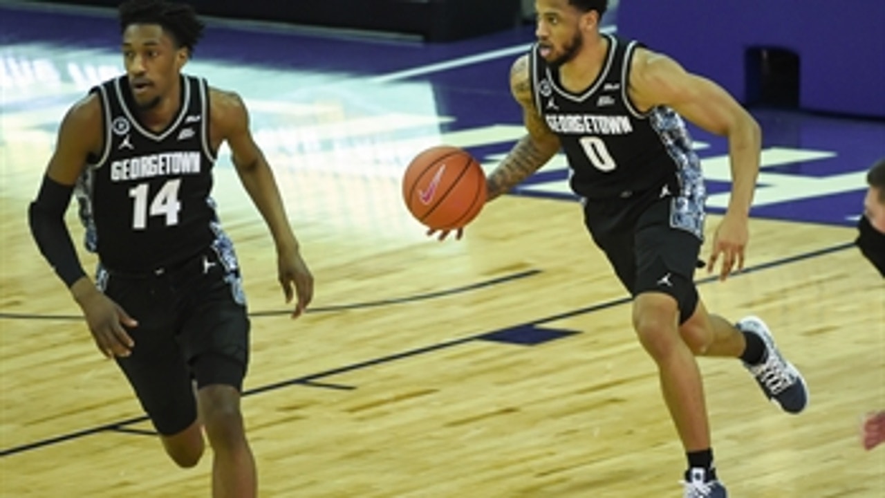 Georgetown picks up first ranked win of the year in 86-79 victory over No. 15 Creighton