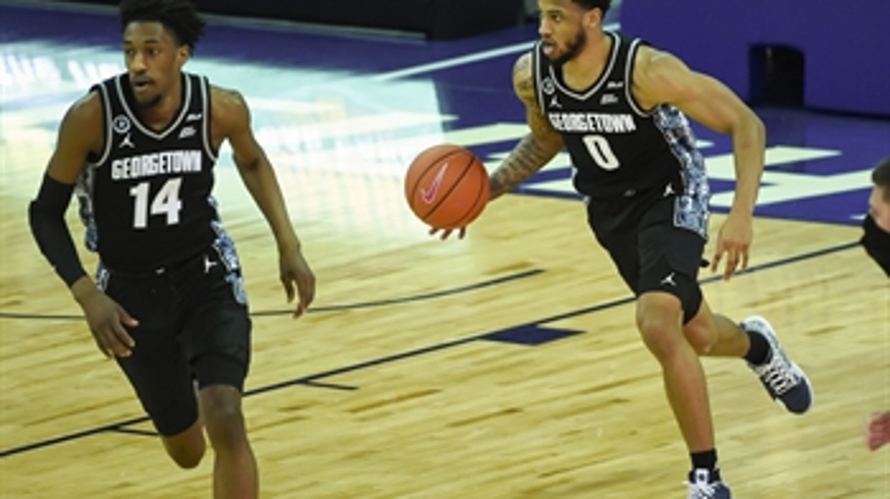 Georgetown picks up first ranked win of the year in 86-79 victory over No. 15 Creighton