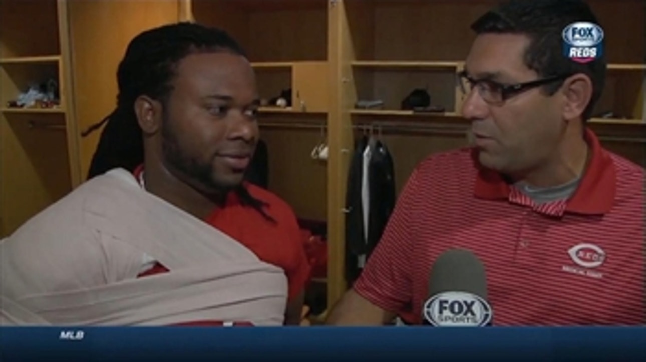 Cueto on tough loss to Padres