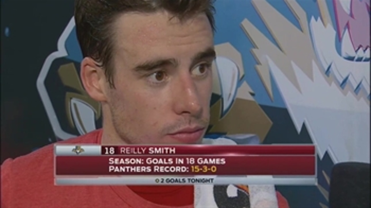 Reilly Smith on scoring twice in victory