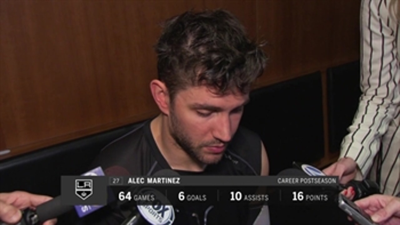 Alec Martinez: LA Kings 'can't forget how this feels'