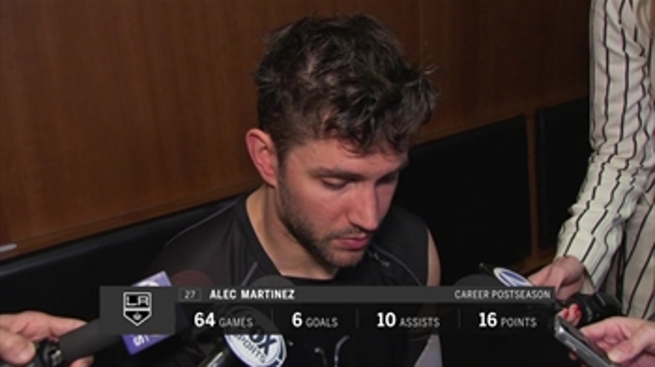Alec Martinez: LA Kings 'can't forget how this feels'