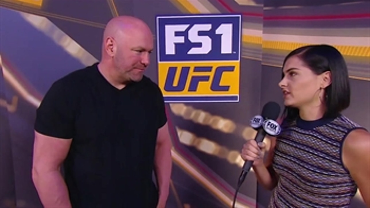 Dana White talks to Megan Olivi ' WEIGH-INS ' INTERVIEW ' UFC 228
