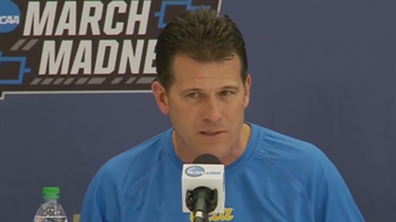 Steve Alford responds to questions about Indiana's head coaching vacancy