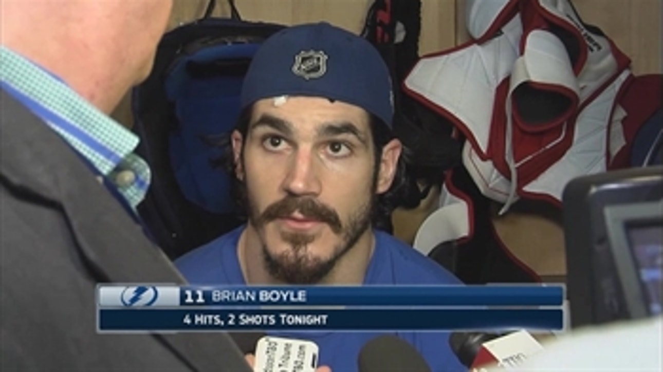 Brian Boyle: 'It's not big-picture time now'