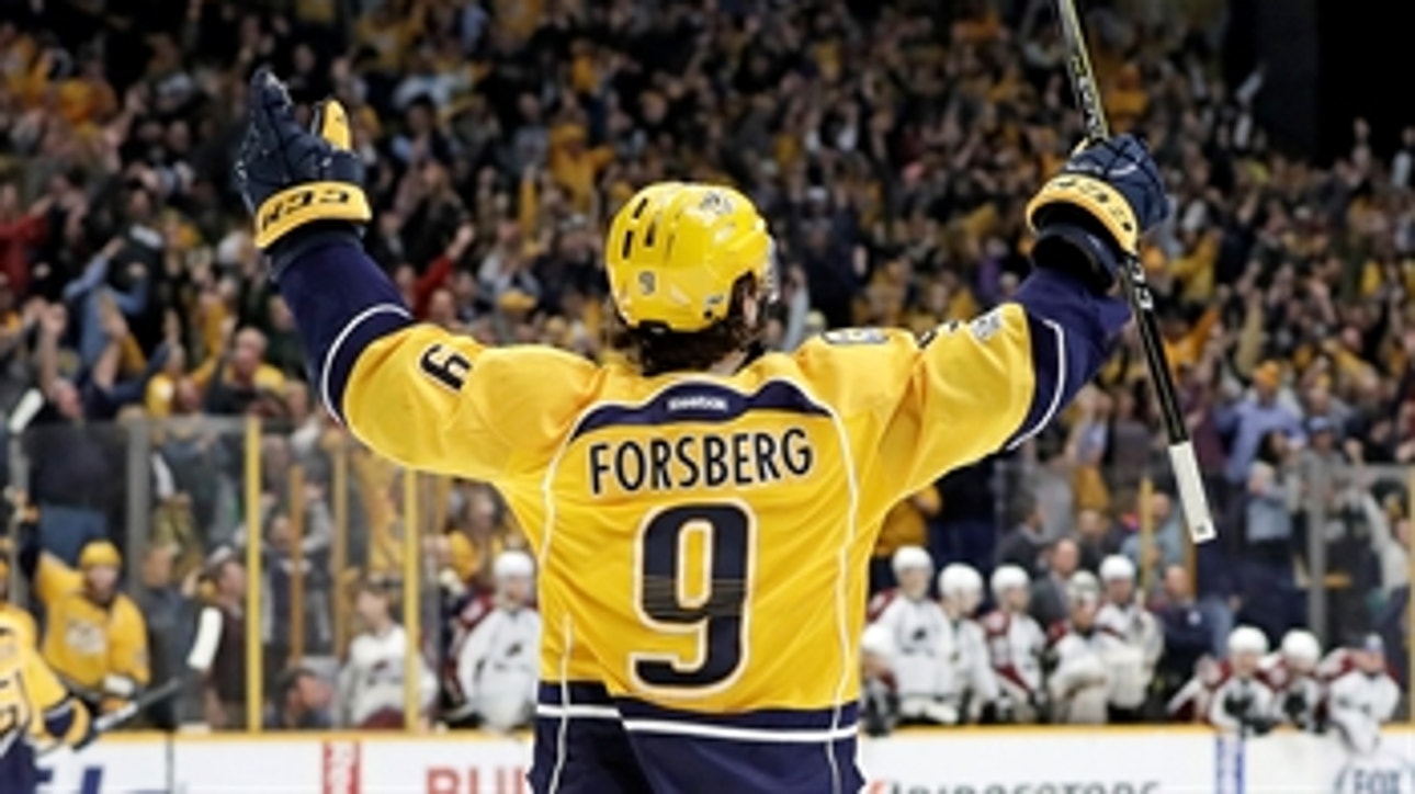 Predators LIVE To GO: Forsberg's second consecutive hat trick propels Preds to 4-2 win over Avs