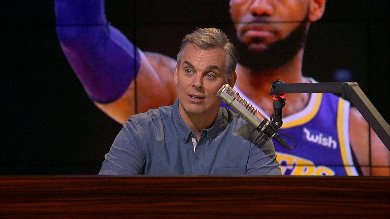 Colin Cowherd warns LeBron James about wanting the Lakers to sign Carmelo Anthony ' NBA ' THE HERD