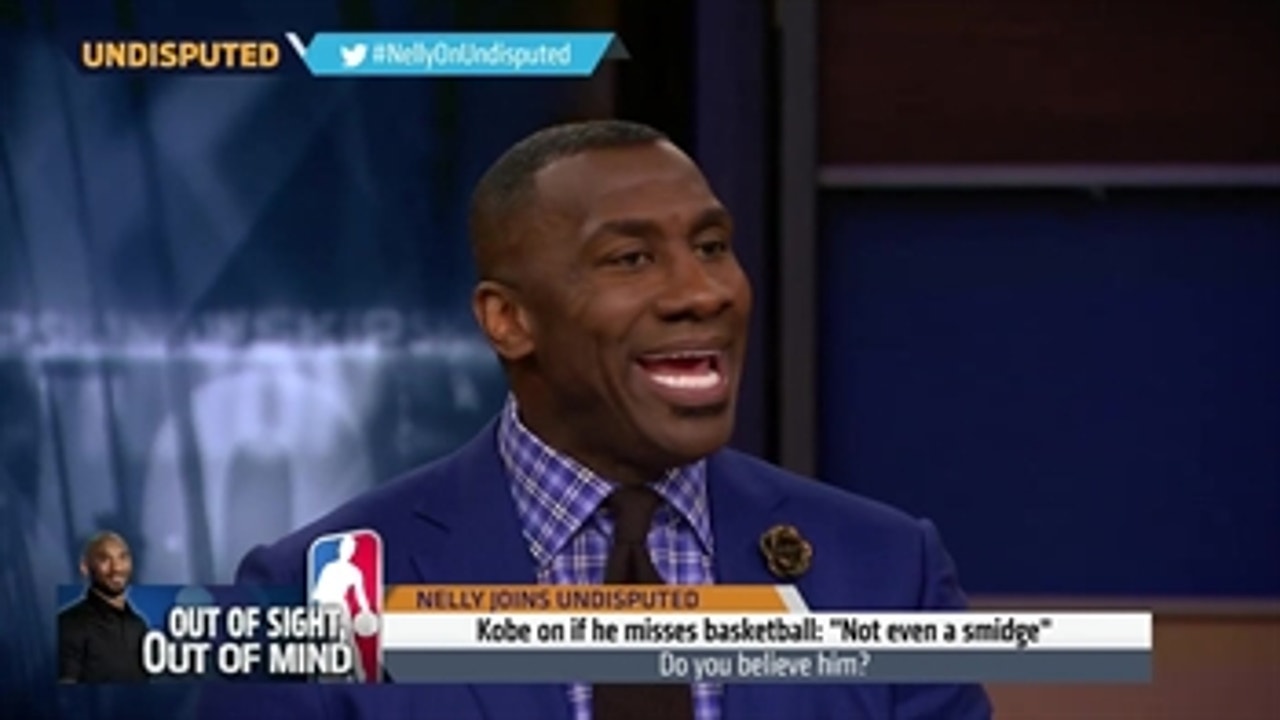Kobe Bryant says he doesn't miss basketball - Skip and Shannon react ' UNDISPUTED