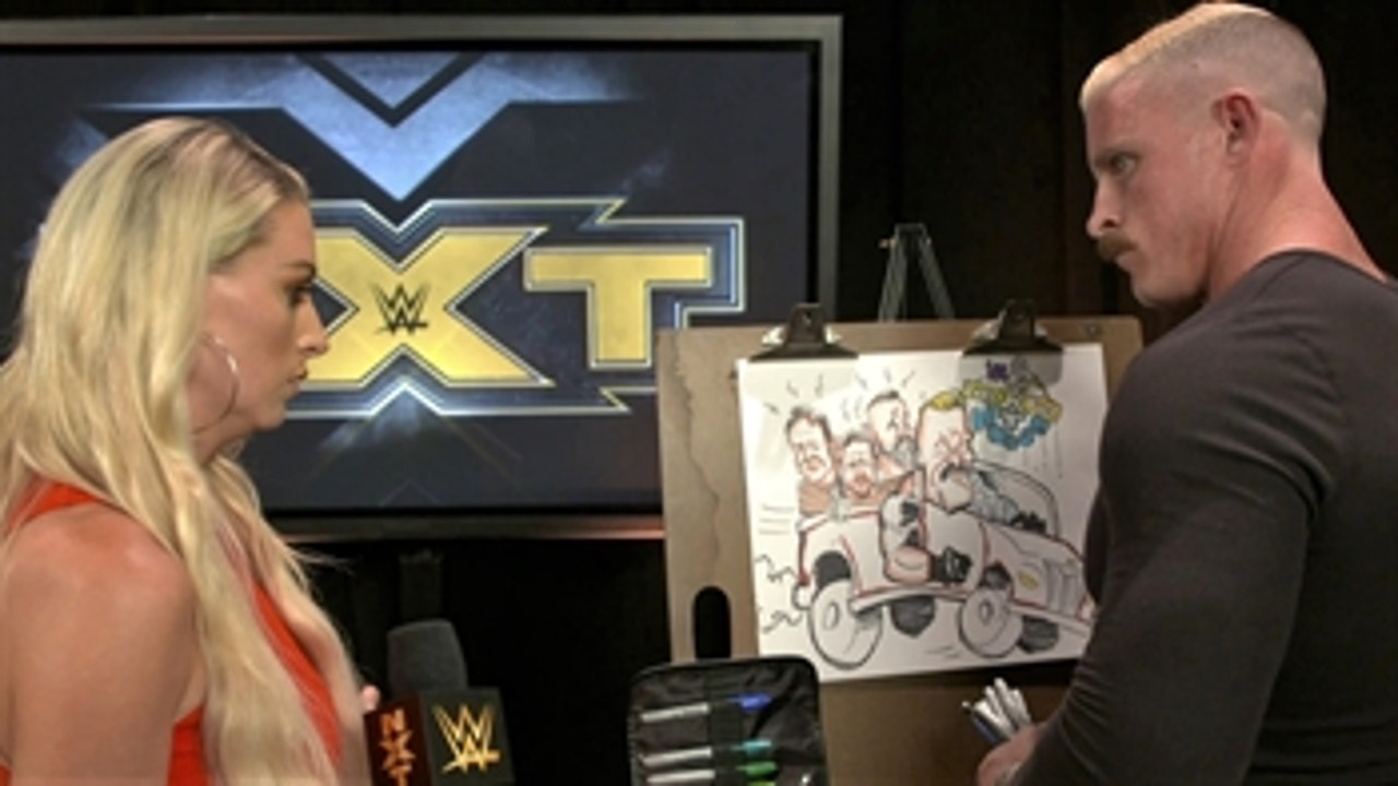 Dexter Lumis’ foreboding drawing for The Undisputed ERA: WWE Network Exclusive, June 4 2020