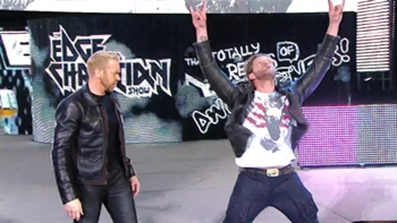 Edge & Christian reunite for a special edition of “The Peep Show” on Raw