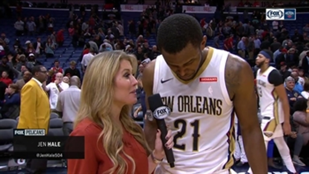 Darius Miller on late 3 that lifted Pelicans to win over Hawks