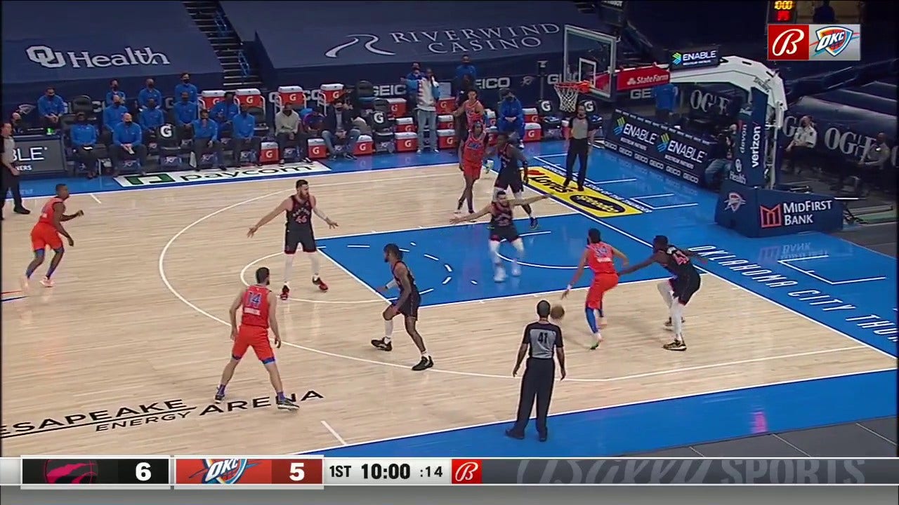 HIGHLIGHTS: Moses Brown finishes on the Alley-Oop