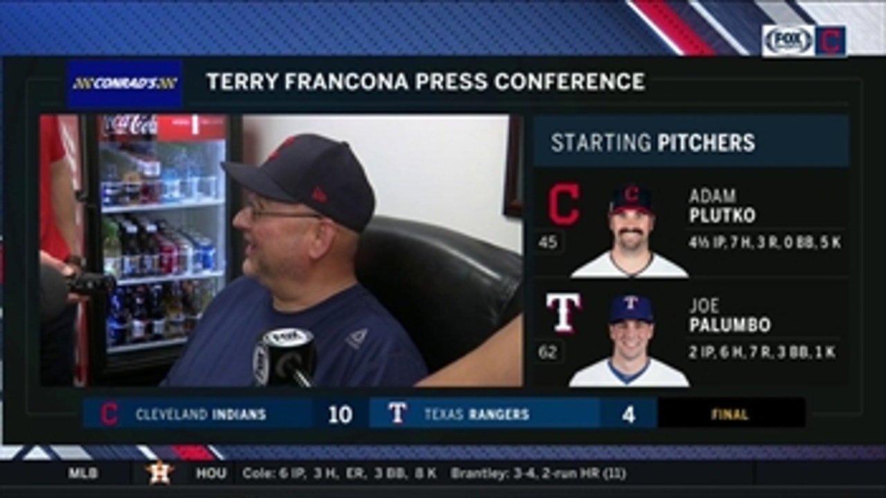 Terry Francona senses Indians playing with energy, picking it up