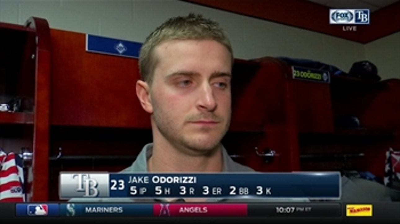 Jake Odorizzi: 'I just need to pitch better'