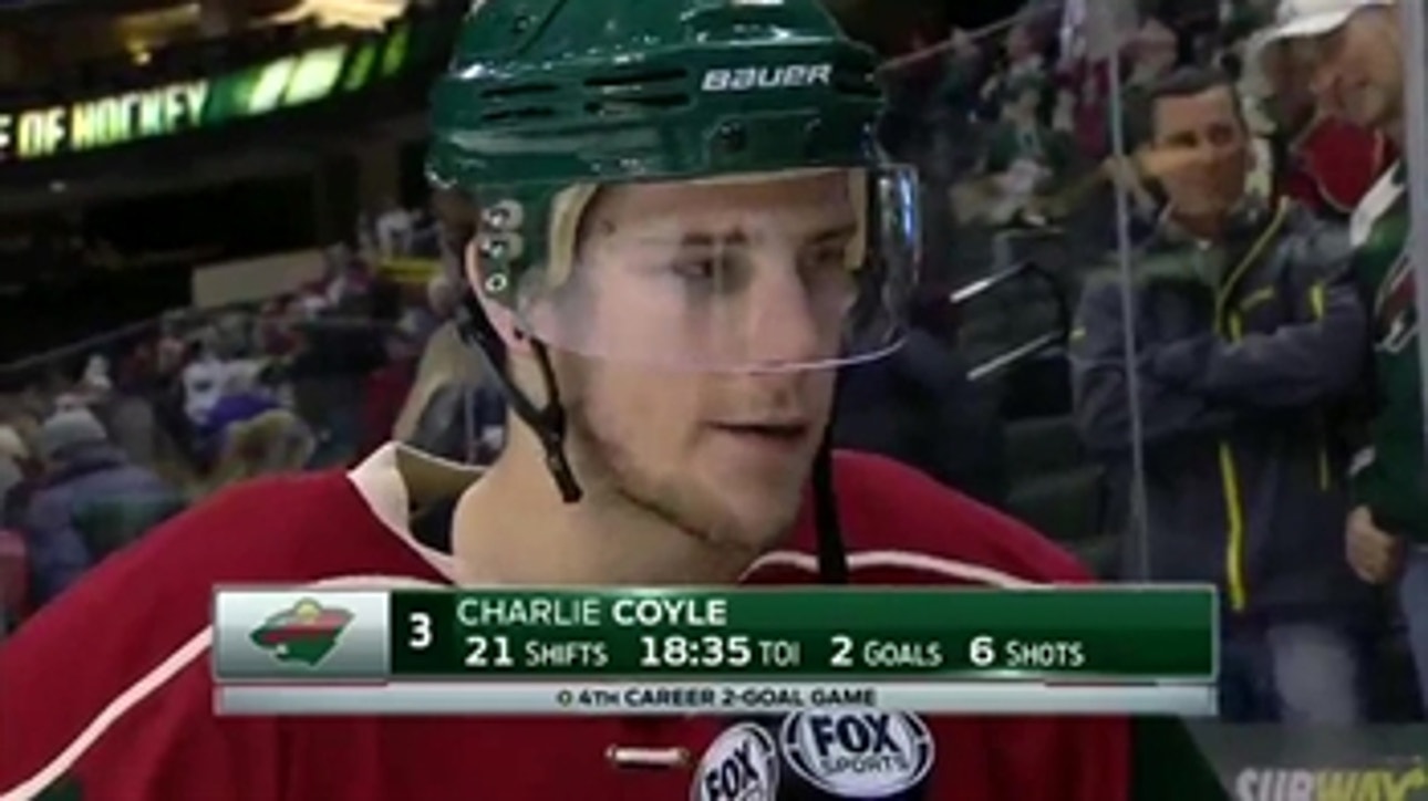 Charlie Coyle: 'We responded in the 3rd, and that's the sign of a good team'