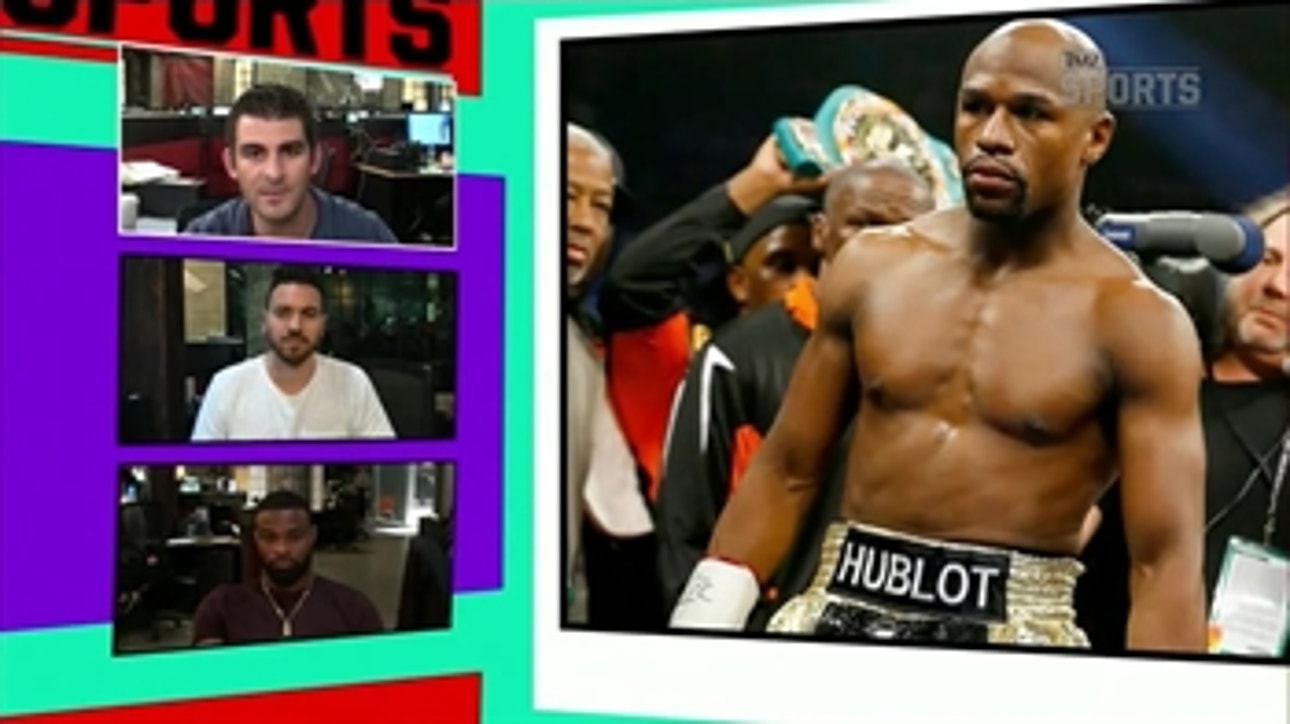 Tyron Woodley parties with Floyd Mayweather, talks McGregor/Mayweather megafight | TMZ SPORTS