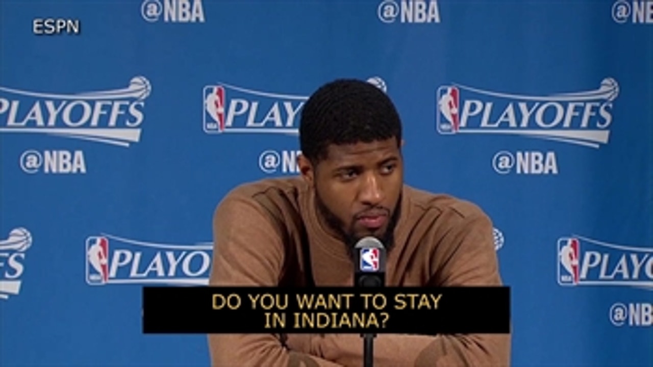 Paul George sick of losing to LeBron in playoffs