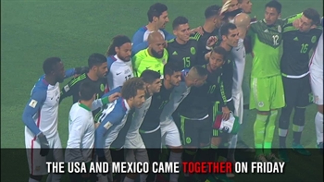 USA and Mexico came together for photo