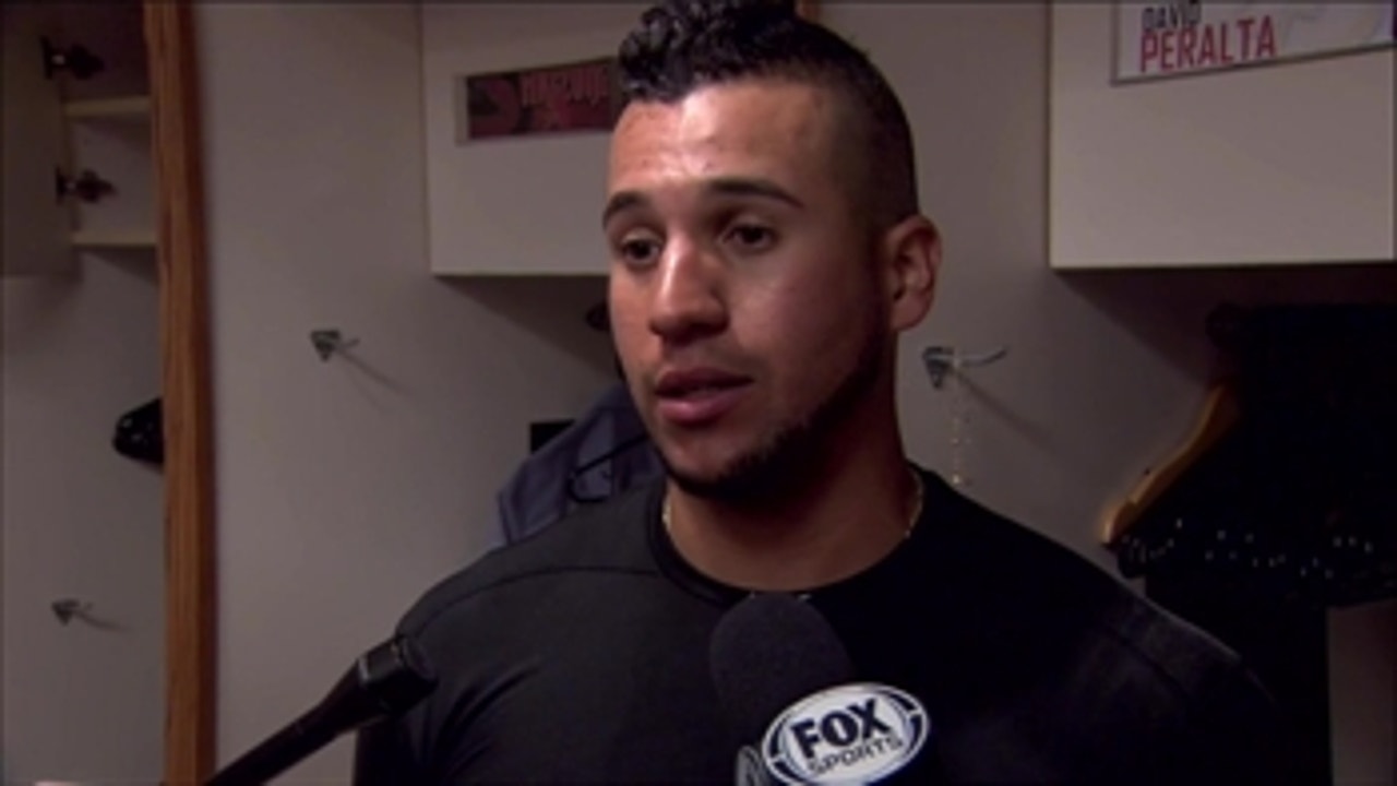 David Peralta: 'I had to say something'