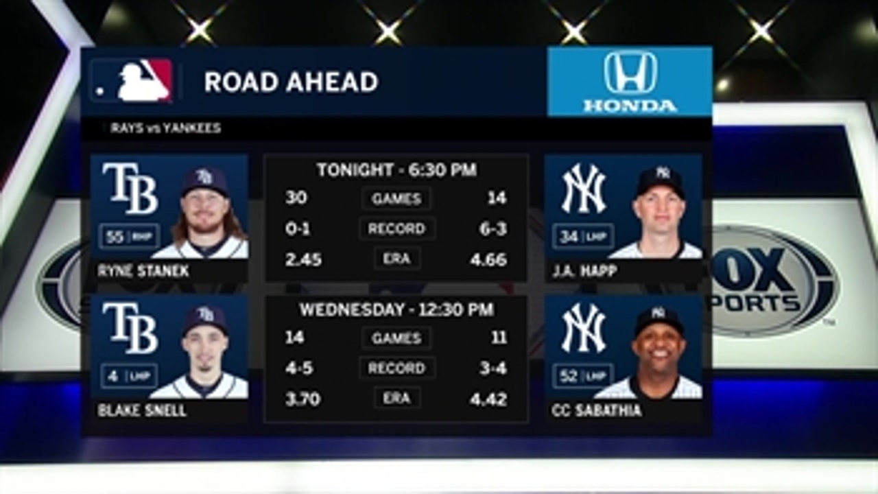 Rays look to bounce back  against Yankees behind Ryne Stanek